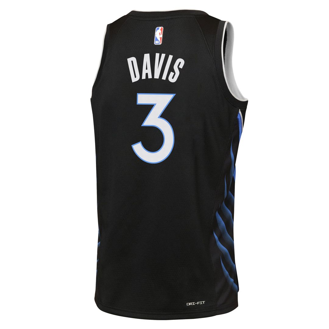 Anthony Davis Dallas Mavericks Nike Youth 2025/ 26 City Edition Swingman Jersey - Black | NBA Fan Gear