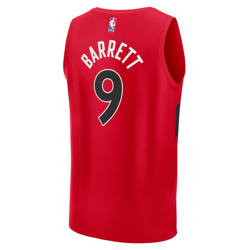 RJ Barrett Toronto Raptors Fanatics Fast Break Jersey - Red - Icon Edition | NBA Fan Gear