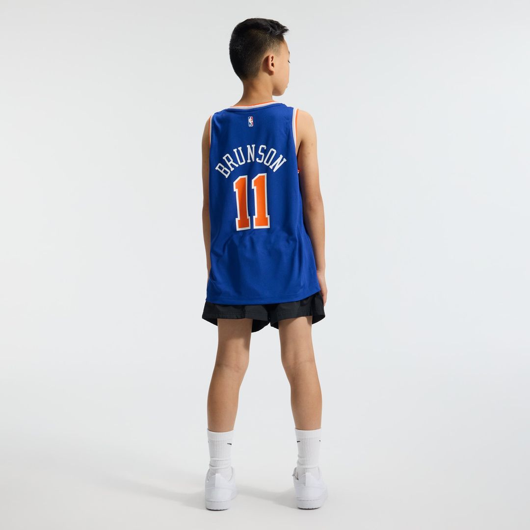 Jalen Brunson New York Knicks Fanatics Youth Fast Break Replica Player Jersey - Icon Edition - Blue | NBA Fan Gear
