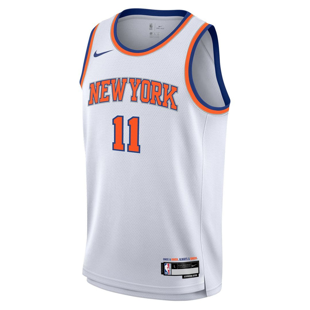 Jalen Brunson New York Knicks Nike Youth Association Swingman Jersey - White | NBA Fan Gear