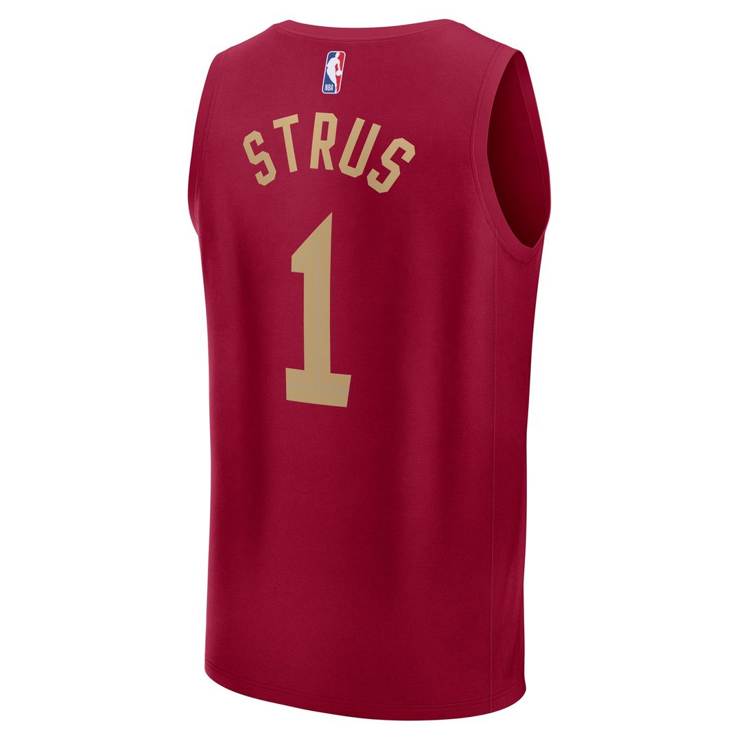 Max Strus Cleveland Cavaliers Fanatics Youth Fast Break Player Jersey - Icon Edition - Wine | NBA Fan Gear