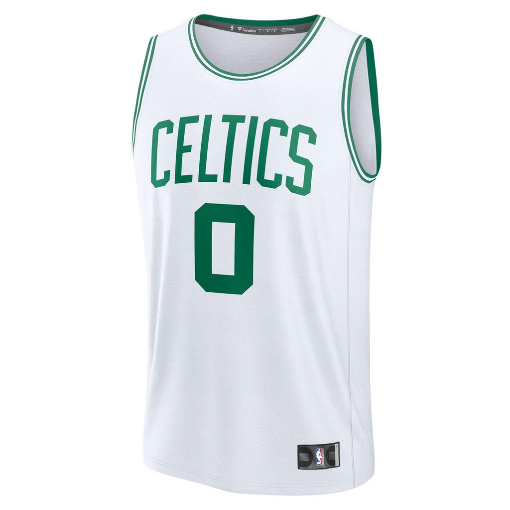 Jayson Tatum Boston Celtics Fanatics Fast Break Replica Player Jersey - Association Edition - White | NBA Fan Gear