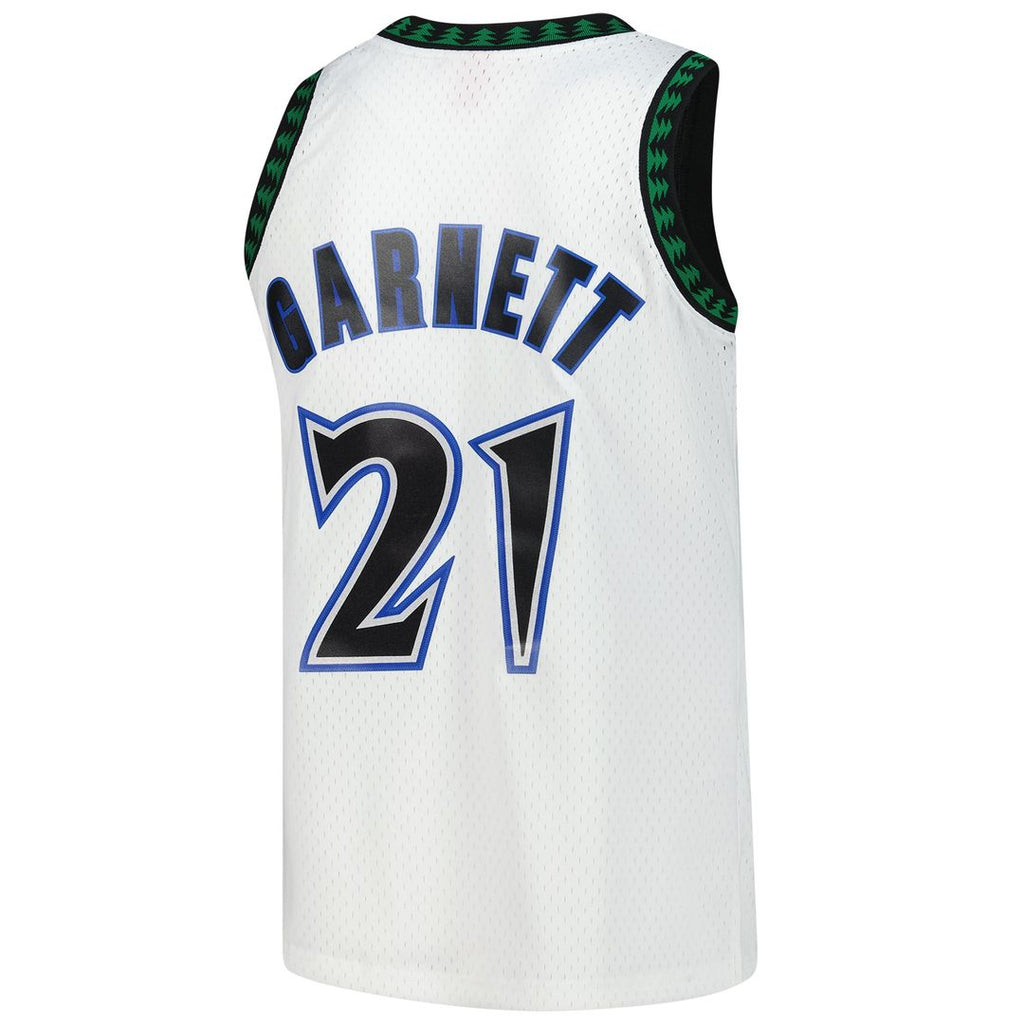 Kevin Garnett Minnesota Timberwolves Mitchell & Ness Hardwood Classics Swingman Jersey - White | NBA Fan Gear