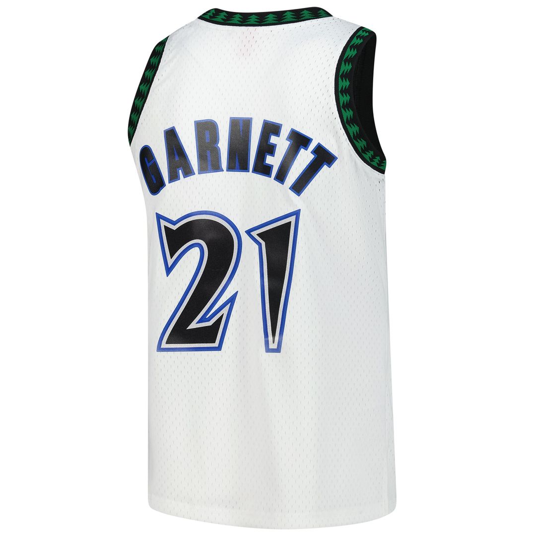 Kevin Garnett Minnesota Timberwolves Mitchell & Ness Hardwood Classics Swingman Jersey - White | NBA Fan Gear