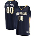 New Orleans Pelicans Fanatics Fast Break Custom Replica Jersey Navy - Icon Edition | NBA Fan Gear
