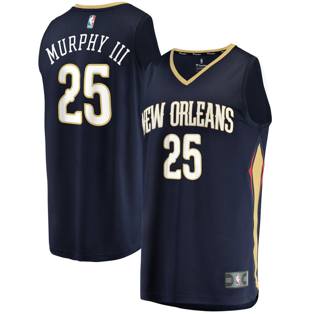 Trey Murphy III New Orleans Pelicans Fanatics Fast Break Replica Jersey - Icon Edition - Navy | NBA Fan Gear