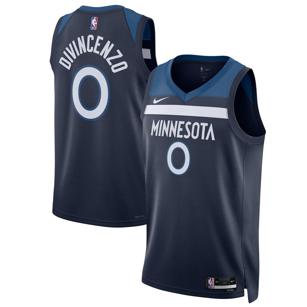 Donte DiVincenzo Minnesota Timberwolves Nike Unisex Swingman Player Jersey - Icon Edition - Navy | NBA Fan Gear
