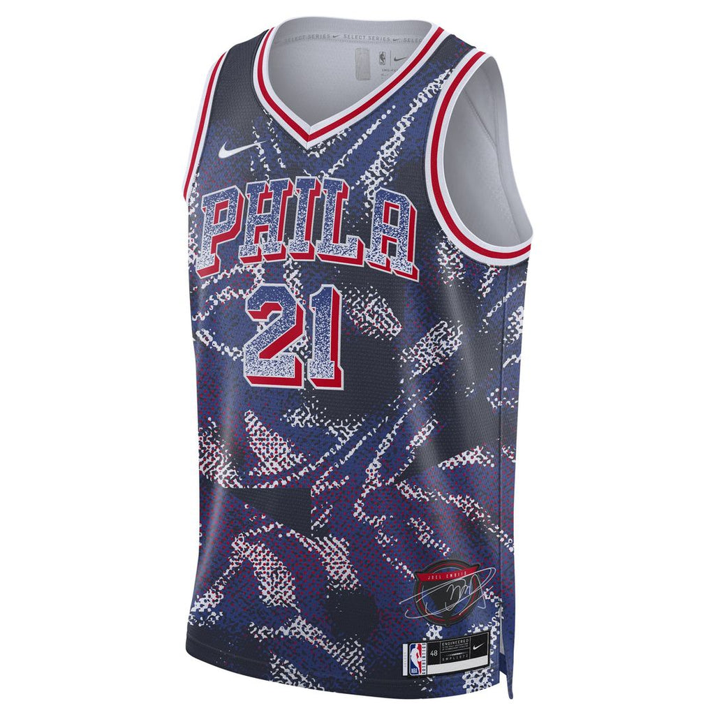 Joel Embiid Philadelphia 76ers Nike Unisex 2025 Select Series Swingman Player Jersey - Navy | NBA Fan Gear