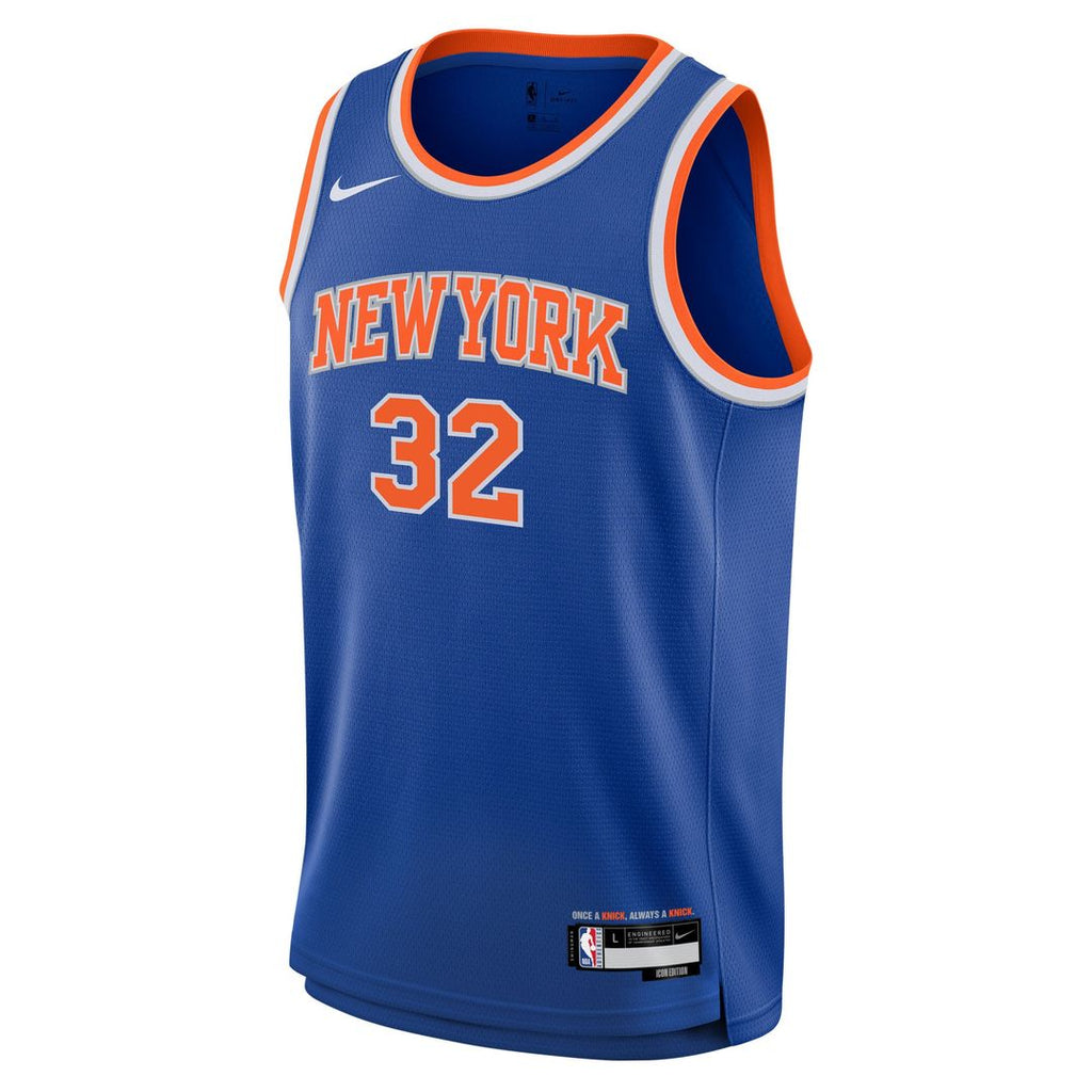 Karl-Anthony Towns New York Knicks Nike Youth Swingman Jersey - Icon Edition - Blue | NBA Fan Gear