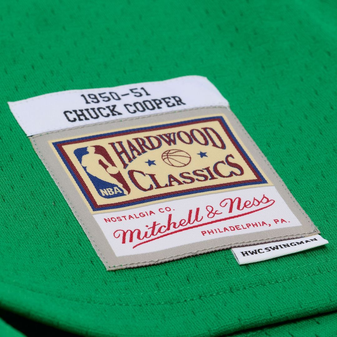 Chuck Cooper Boston Celtics Mitchell & Ness 1950-51 Pioneers Swingman Jersey - Kelly Green | NBA Fan Gear