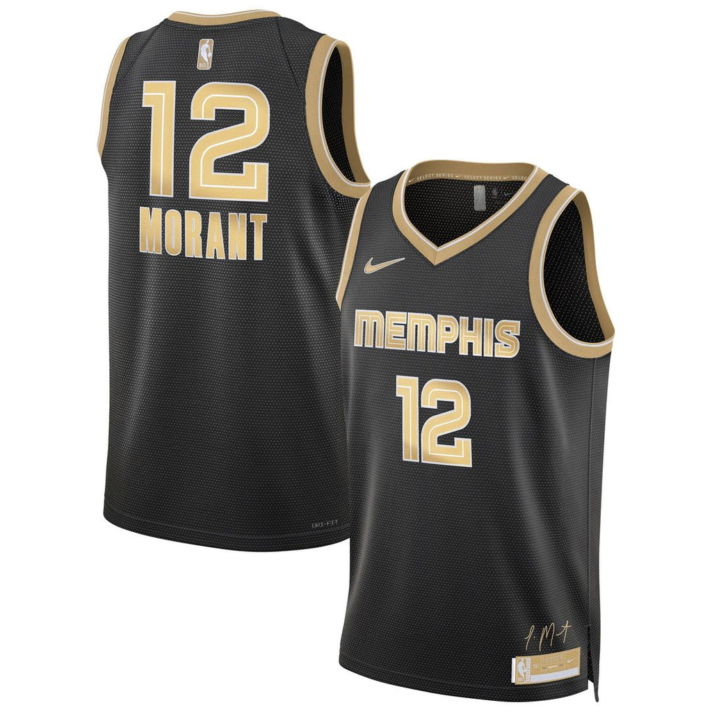 Ja Morant Memphis Grizzlies Nike Unisex Select Series Swingman Jersey – Black | NBA Fan Gear