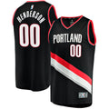 Scoot Henderson Portland Trail Blazers Fanatics Fast Break Replica Jersey - Icon Edition - Black | NBA Fan Gear