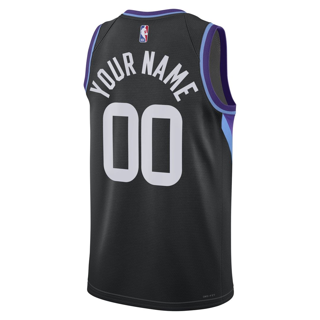 Utah Jazz Jordan Brand Unisex 2024/ 25 Custom Swingman Jersey - Statement Edition - Black | NBA Fan Gear
