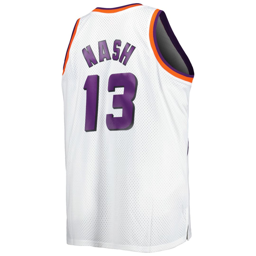 Steve Nash Phoenix Suns Mitchell & Ness Big & Tall Hardwood Classics 1996/ 97 Swingman Jersey - White | NBA Fan Gear