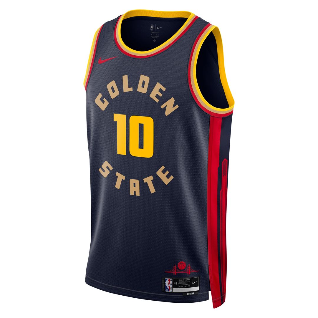 Jimmy Butler Golden State Warriors Nike Unisex Swingman Jersey - City Edition - Navy | NBA Fan Gear