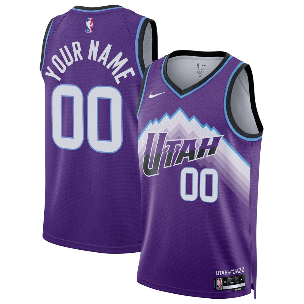 Utah Jazz Nike Unisex Swingman Custom Jersey - Icon Edition - Purple | NBA Fan Gear