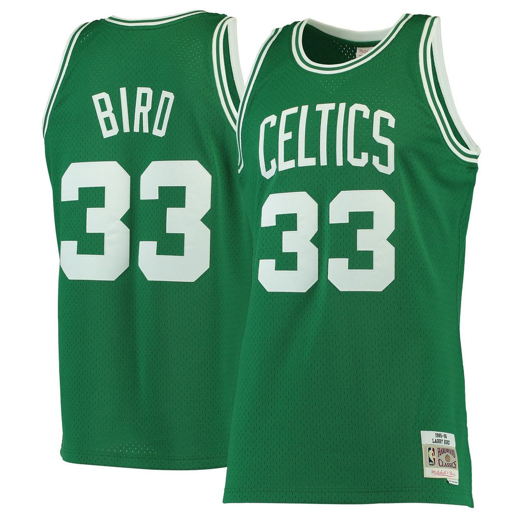 Larry Bird Boston Celtics Mitchell & Ness Hardwood Classics Swingman Jersey - Kelly Green | NBA Fan Gear