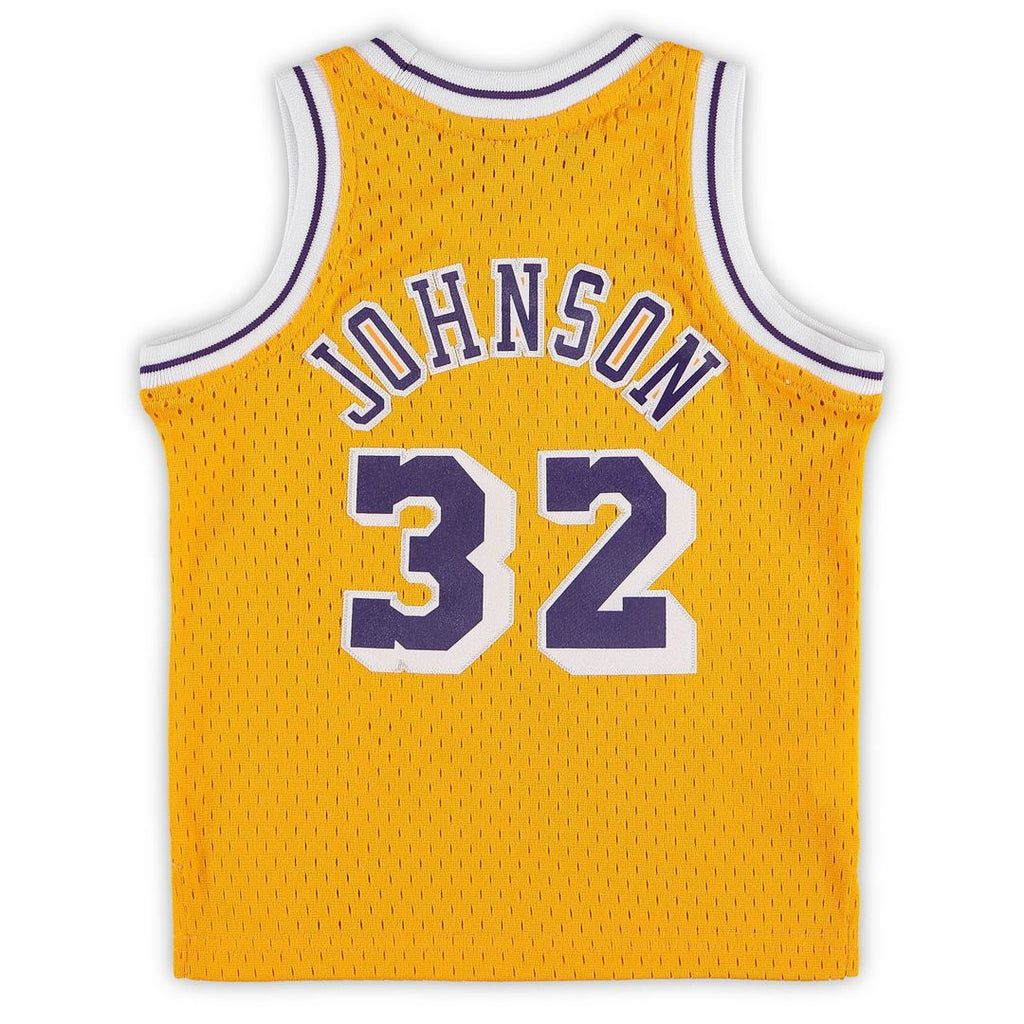 Magic Johnson Los Angeles Lakers Mitchell & Ness Infant Retired Player Jersey - Gold | NBA Fan Gear