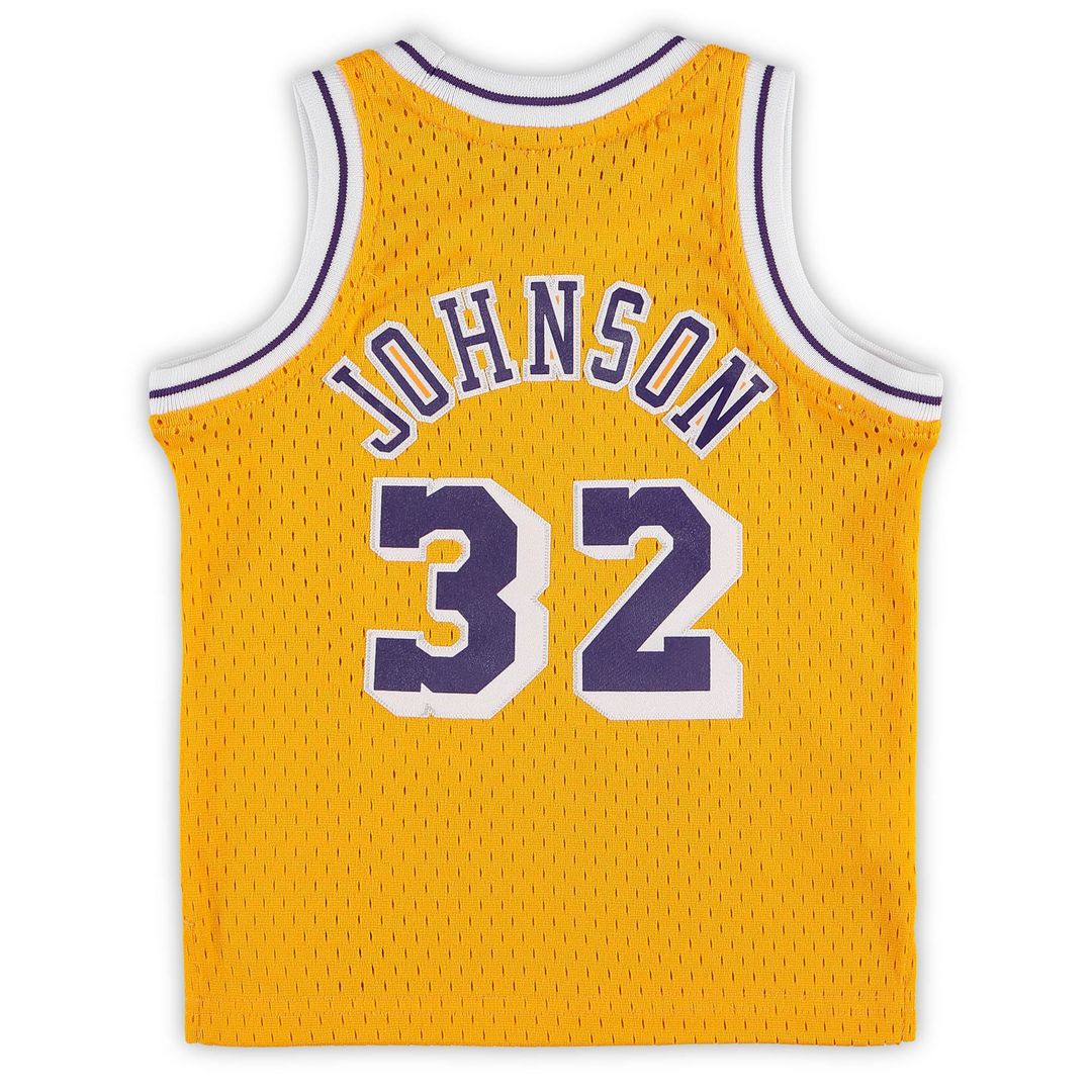 Magic Johnson Los Angeles Lakers Mitchell & Ness Infant Retired Player Jersey - Gold | NBA Fan Gear
