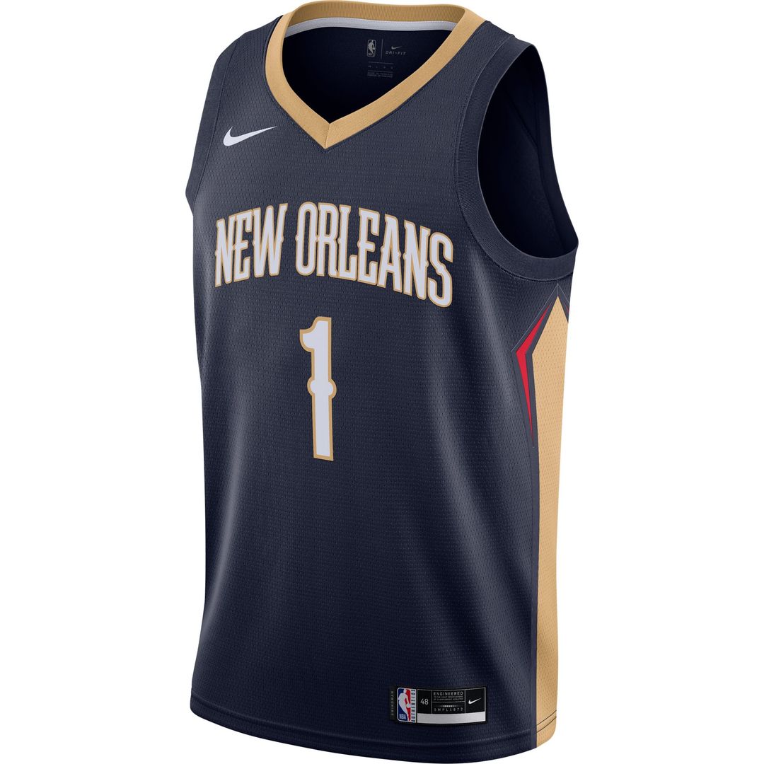 Zion Williamson New Orleans Pelicans Nike Swingman Jersey - Navy - Icon Edition | NBA Fan Gear