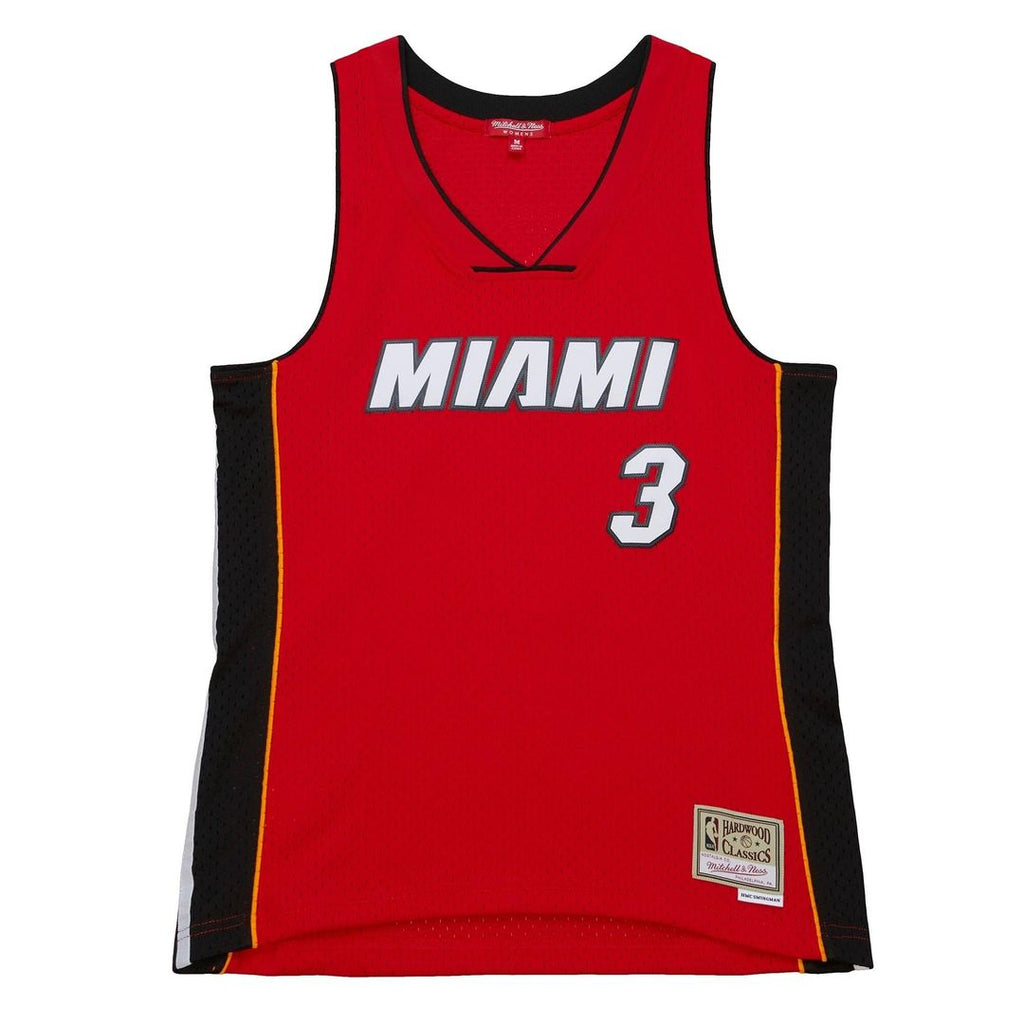 Dwyane Wade Miami Heat Women's 2005/ 06 Hardwood Classics Swingman Jersey - Red | Mitchell & Ness NBA Fan Gear