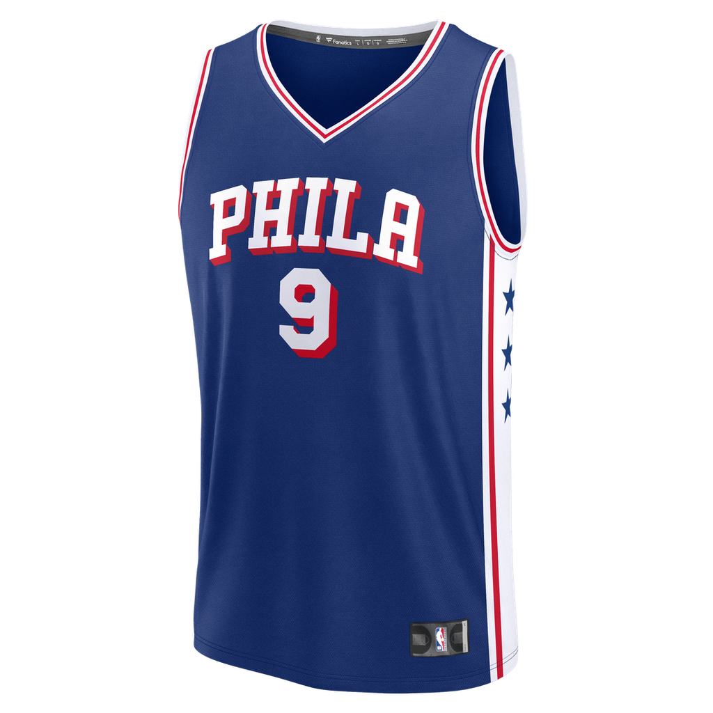 Kelly Oubre Jr. Philadelphia 76ers Fanatics Fast Break Jersey - Icon Edition - Blue | NBA Fan Gear