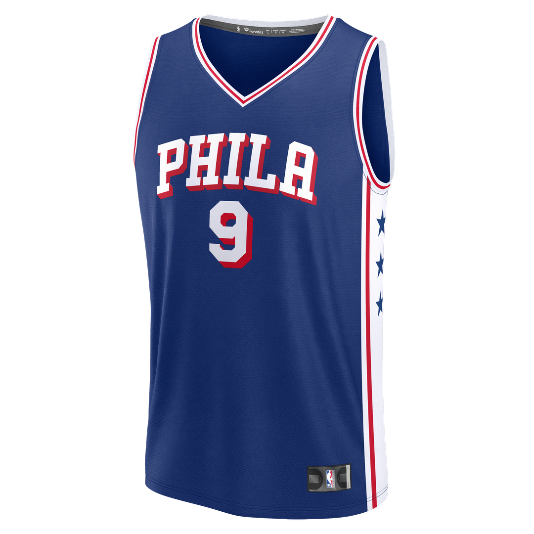 Kelly Oubre Jr. Philadelphia 76ers Fanatics Fast Break Jersey - Icon Edition - Blue | NBA Fan Gear