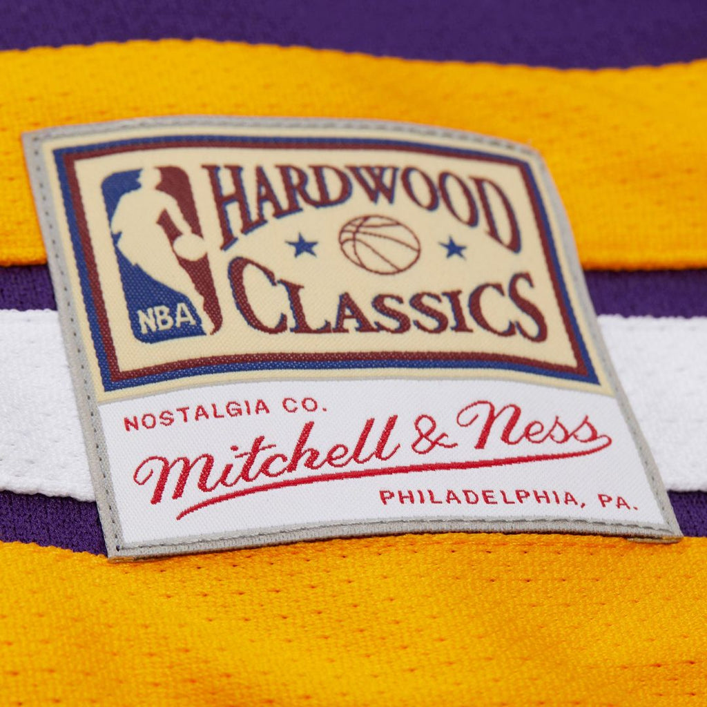 Shaquille O'Neal Los Angeles Lakers Mitchell & Ness Unisex Maxxed Out Fashion Hockey Jersey - Purple | NBA Fan Gear