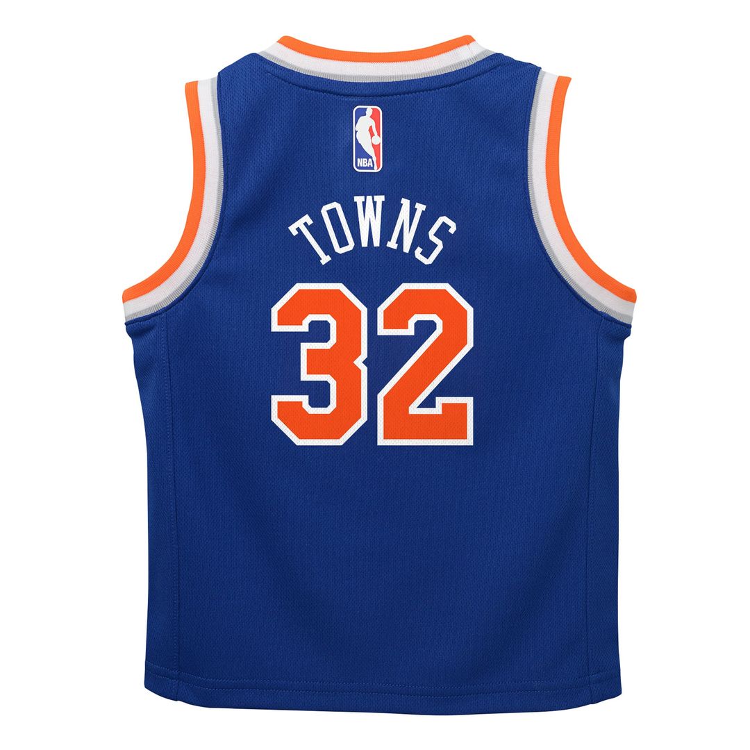 Karl-Anthony Towns New York Knicks Nike Preschool Replica Swingman Jersey - Icon Edition - Blue | NBA Fan Gear