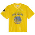 Golden State Warriors OVO x NBA Mesh Football Fashion Jersey - Gold | October's Very Own Fan Gear