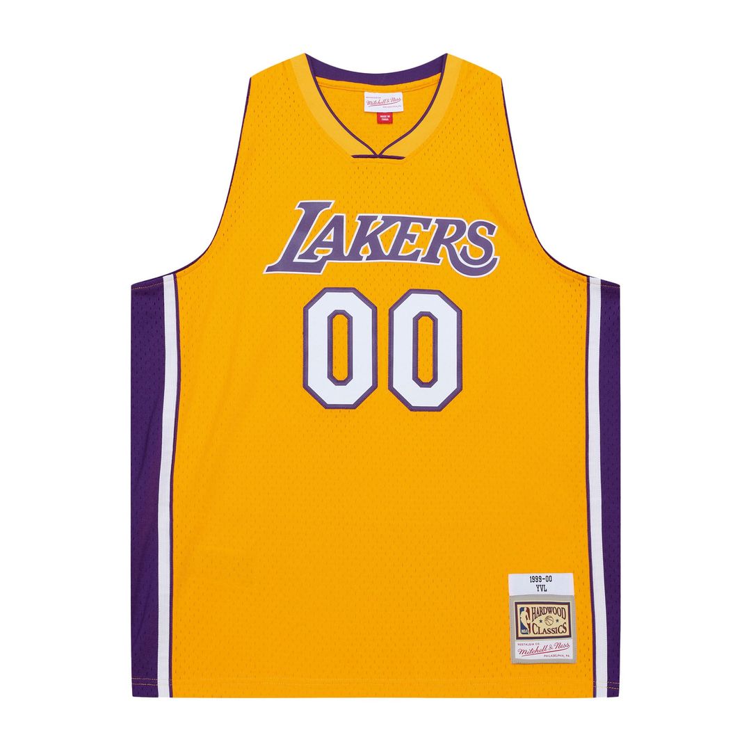 Los Angeles Lakers Mitchell & Ness x Playboi Carti 1999-00 Swingman Jersey - Gold | NBA Fan Gear