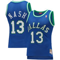 Steve Nash Dallas Mavericks Mitchell & Ness Women's 1998/ 99 Hardwood Classics Swingman Jersey - Blue | NBA Fan Gear