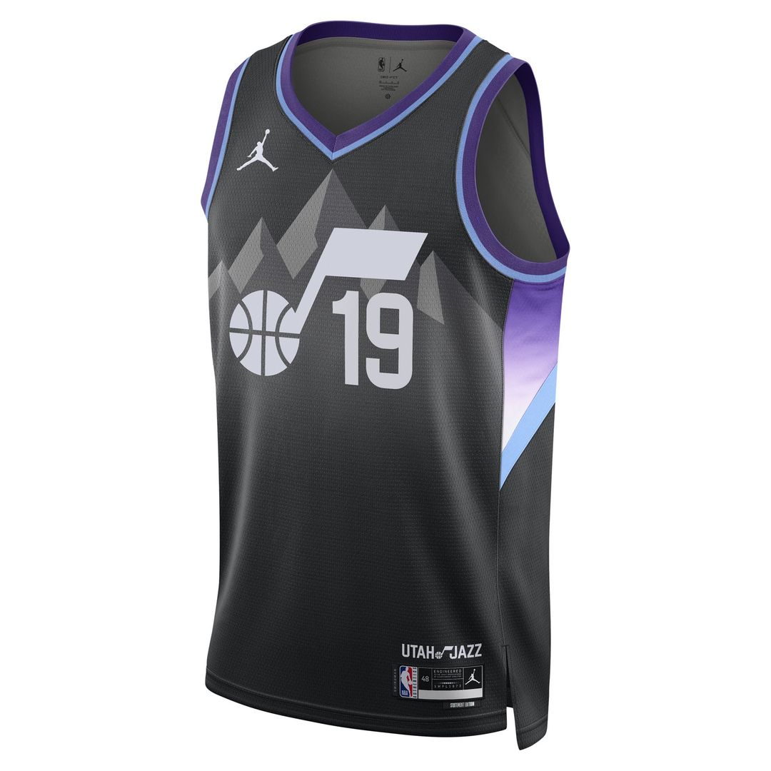 Ace Bailey Utah Jazz Jordan Brand Unisex Swingman Player Jersey - Statement Edition - Black | NBA Fan Gear