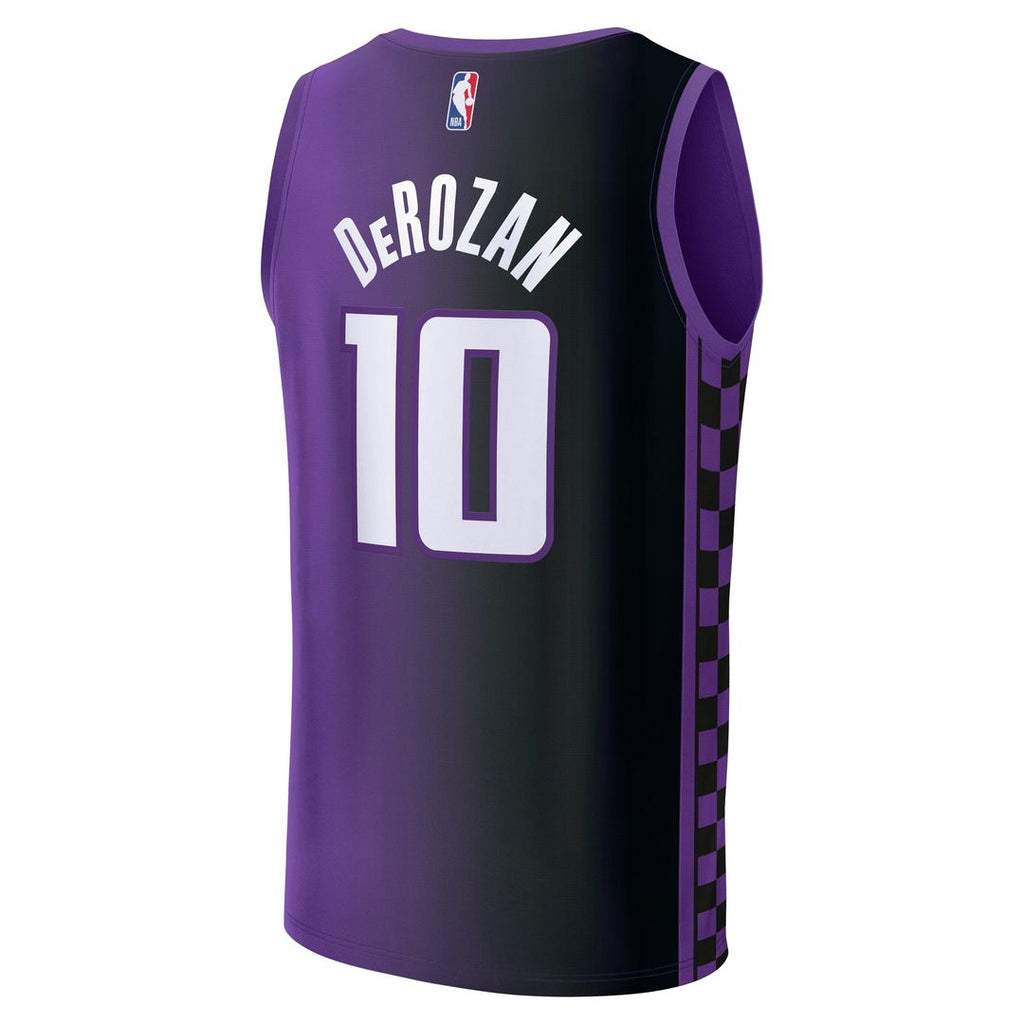 DeMar DeRozan Sacramento Kings Fanatics Youth Fast Break Replica Player Jersey - Statement Edition - Purple | NBA Fan Gear
