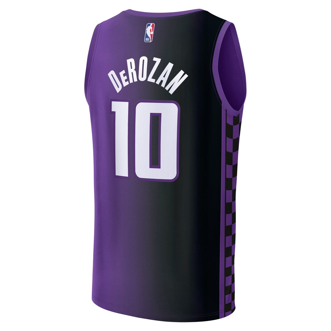 DeMar DeRozan Sacramento Kings Fanatics Youth Fast Break Replica Player Jersey - Statement Edition - Purple | NBA Fan Gear