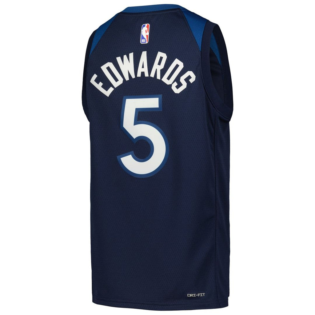 Anthony Edwards Minnesota Timberwolves Nike Youth Swingman Jersey - Icon Edition - Navy | NBA Fan Gear
