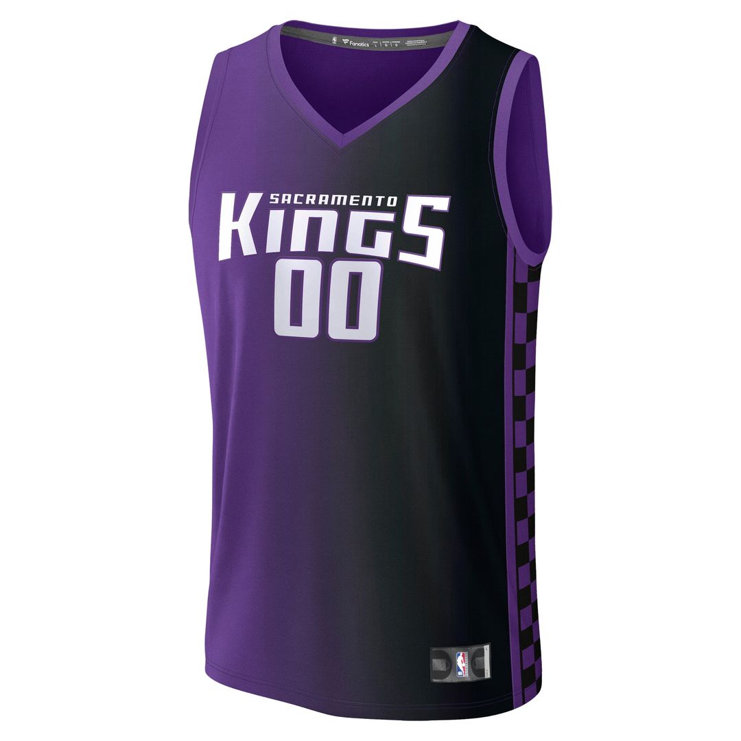 Sacramento Kings Fanatics Fast Break Custom Jersey - Icon Edition - Black | NBA Fan Gear