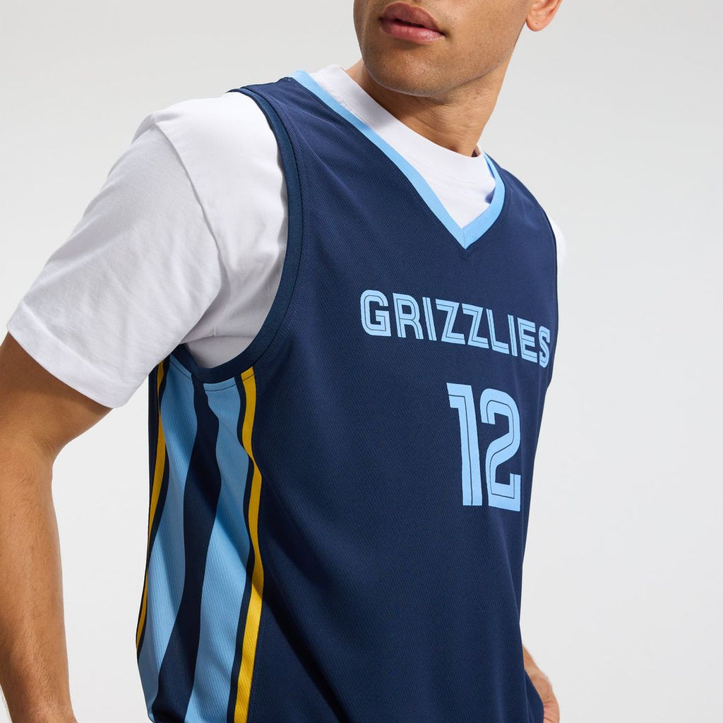 Ja Morant Memphis Grizzlies Fanatics Fast Break Replica Player Jersey - Icon Edition - Navy | NBA Fan Gear