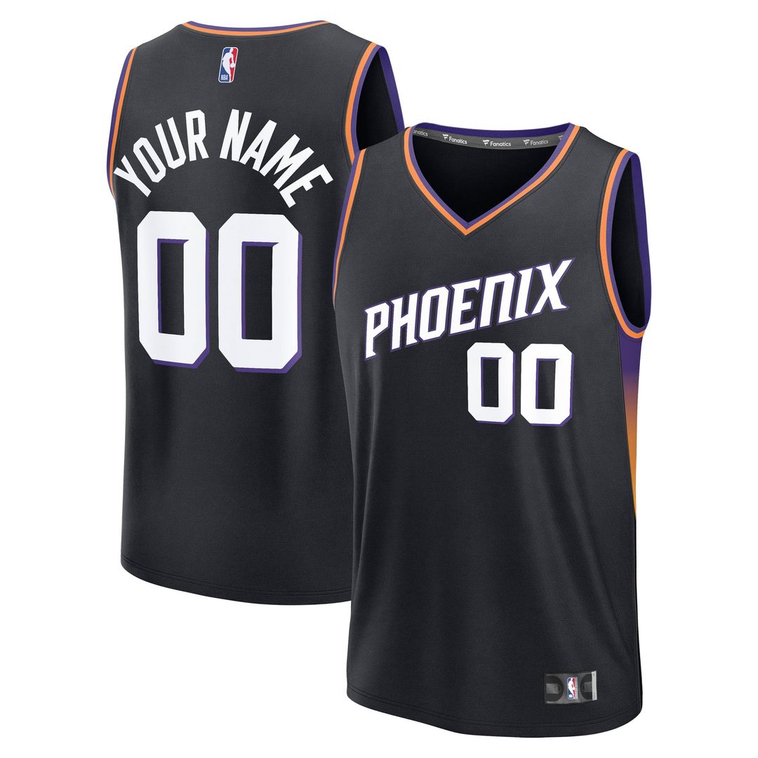 Phoenix Suns Fanatics Youth Fast Break Custom Replica Jersey - Purple - Icon Edition | NBA Fan Gear