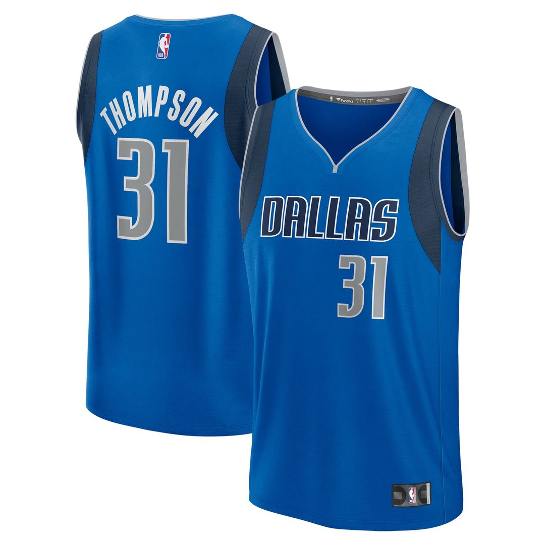 Klay Thompson Dallas Mavericks Fanatics Fast Break Replica Player Jersey - Icon Edition - Blue | NBA Fan Gear