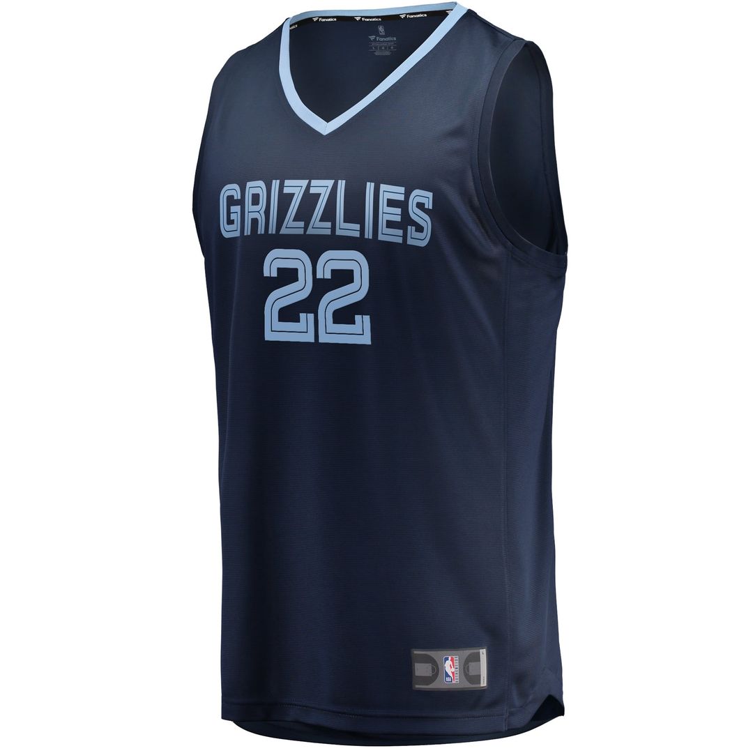 Desmond Bane Memphis Grizzlies Fanatics Fast Break Replica Jersey - Icon Edition - Navy | NBA Fan Gear