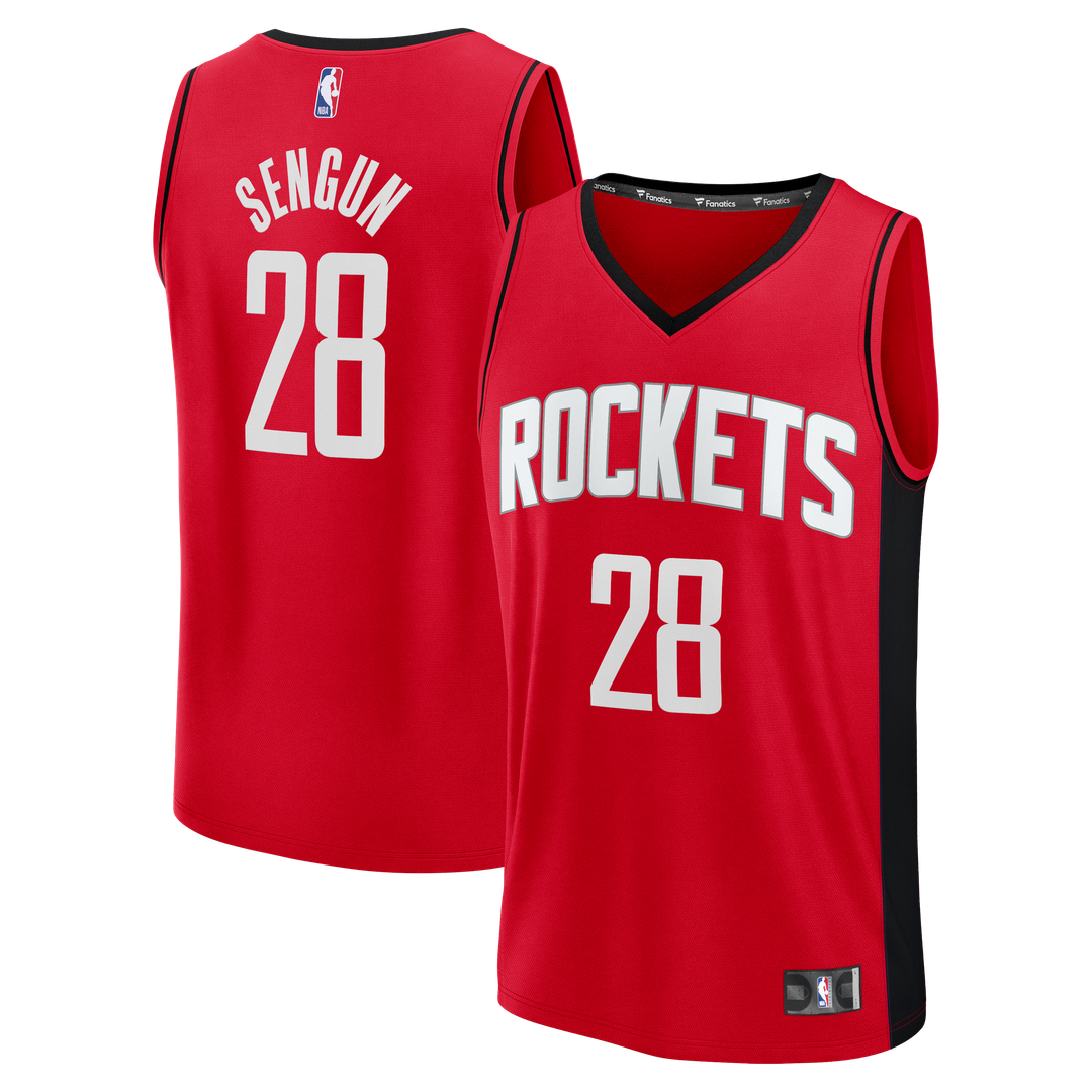 Alperen Şengün Houston Rockets Fanatics Fast Break Replica Jersey - Red - Icon Edition | NBA Fan Gear
