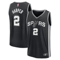 Dylan Harper San Antonio Spurs Fanatics 2025 NBA Draft First Round Pick Fast Break Replica Jersey - Icon Edition - Black | Fan Gear