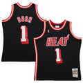 Chris Bosh Miami Heat Mitchell & Ness 2013/ 14 Hardwood Classics Swingman Jersey - Black | NBA Fan Gear