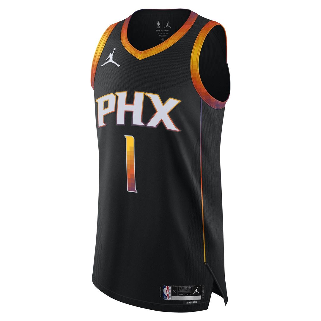 Devin Booker Phoenix Suns Jordan Brand Authentic Player Jersey - Statement Edition - Black | NBA Fan Gear