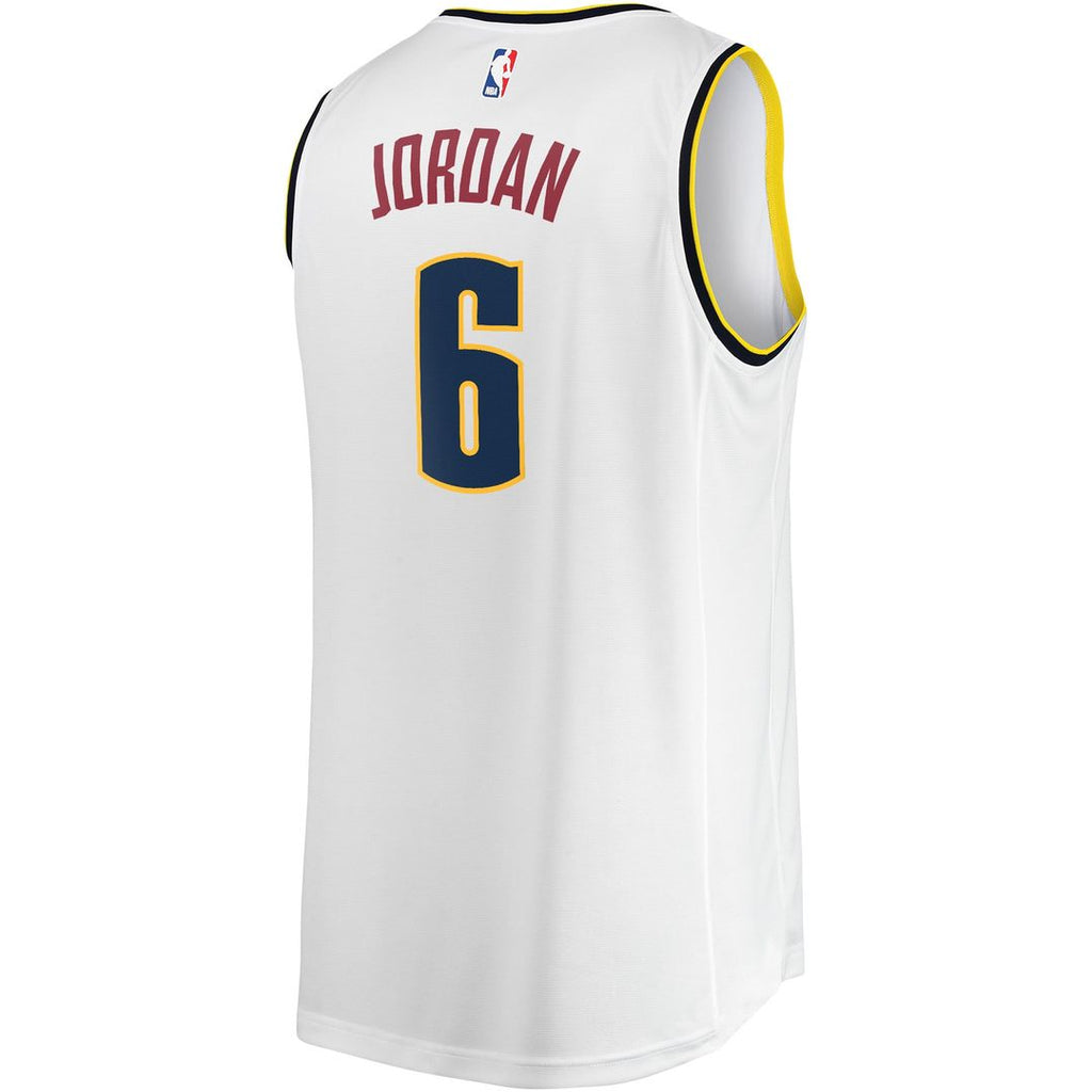 DeAndre Jordan Denver Nuggets Fanatics Fast Break Player Jersey - Association Edition - White | NBA Fan Gear
