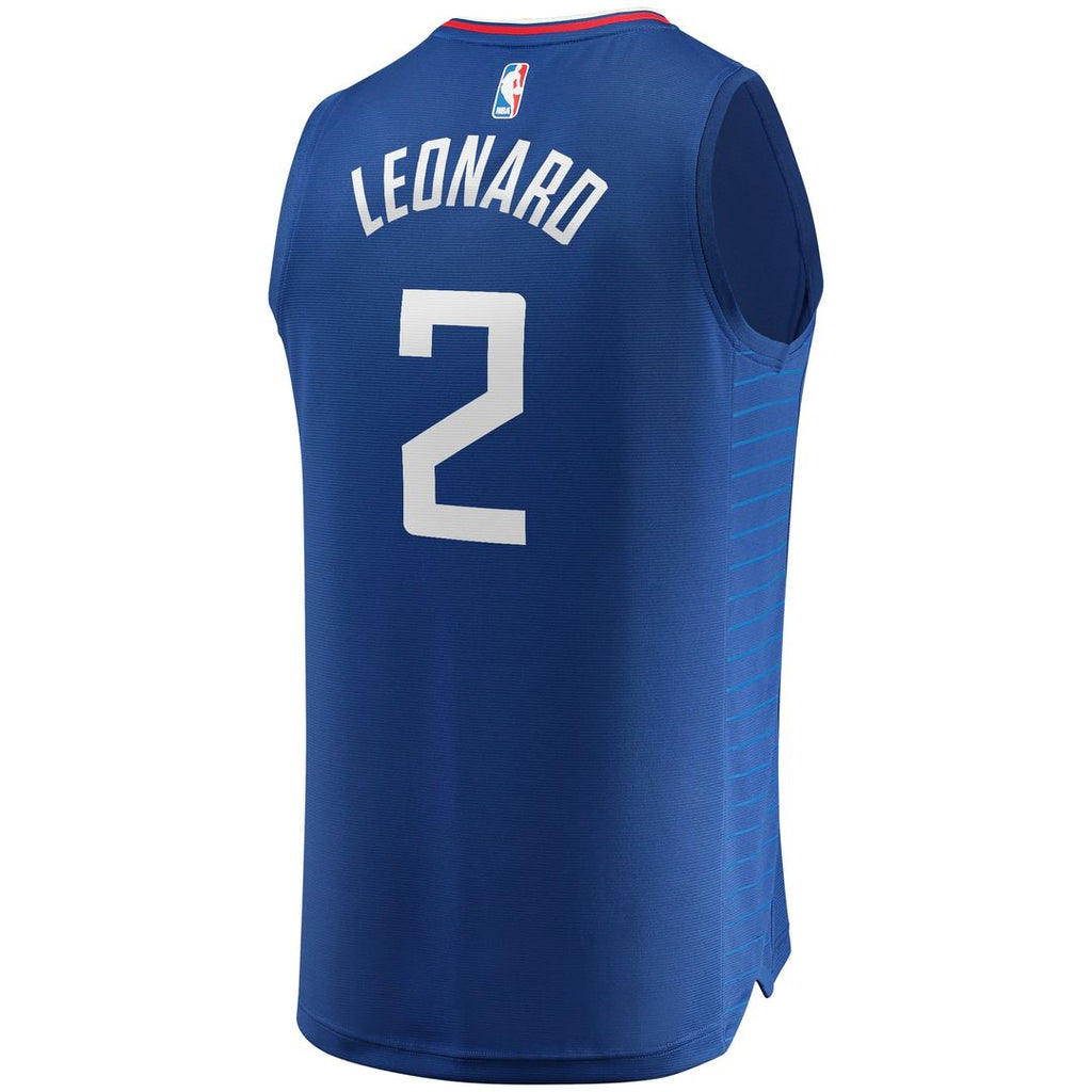 Kawhi Leonard LA Clippers Fanatics Youth Fast Break Player Jersey - Icon Edition - Royal | NBA Fan Gear