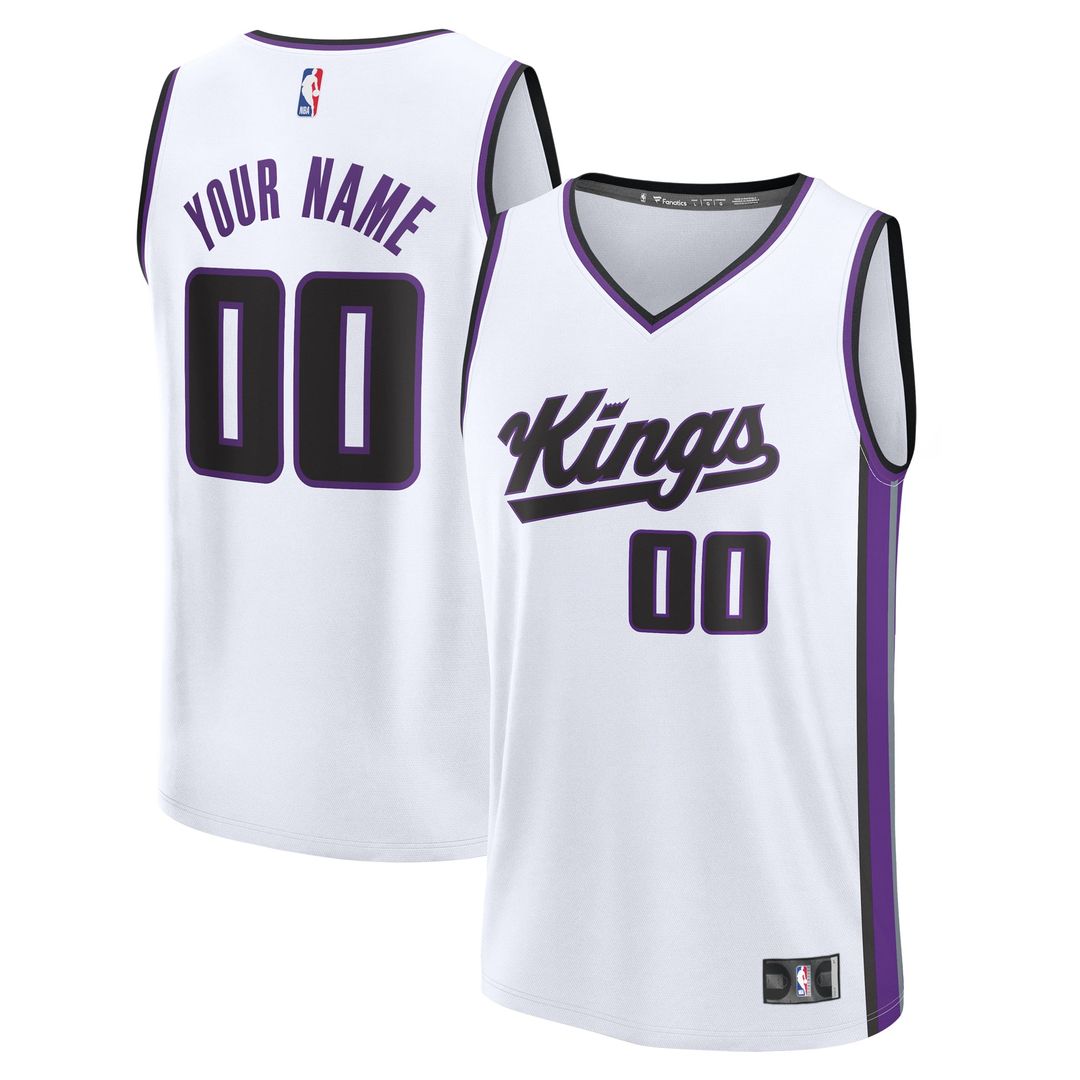 Sacramento Kings Fanatics Fast Break Custom Jersey - Statement Edition - Purple | NBA Fan Gear