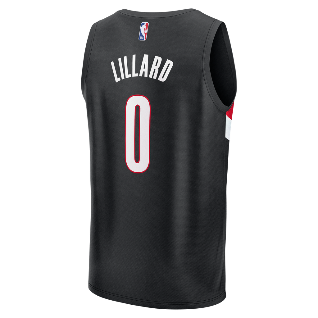 Damian Lillard Portland Trail Blazers Fanatics Youth Fast Break Replica Jersey - Black - Icon Edition | NBA Fan Gear