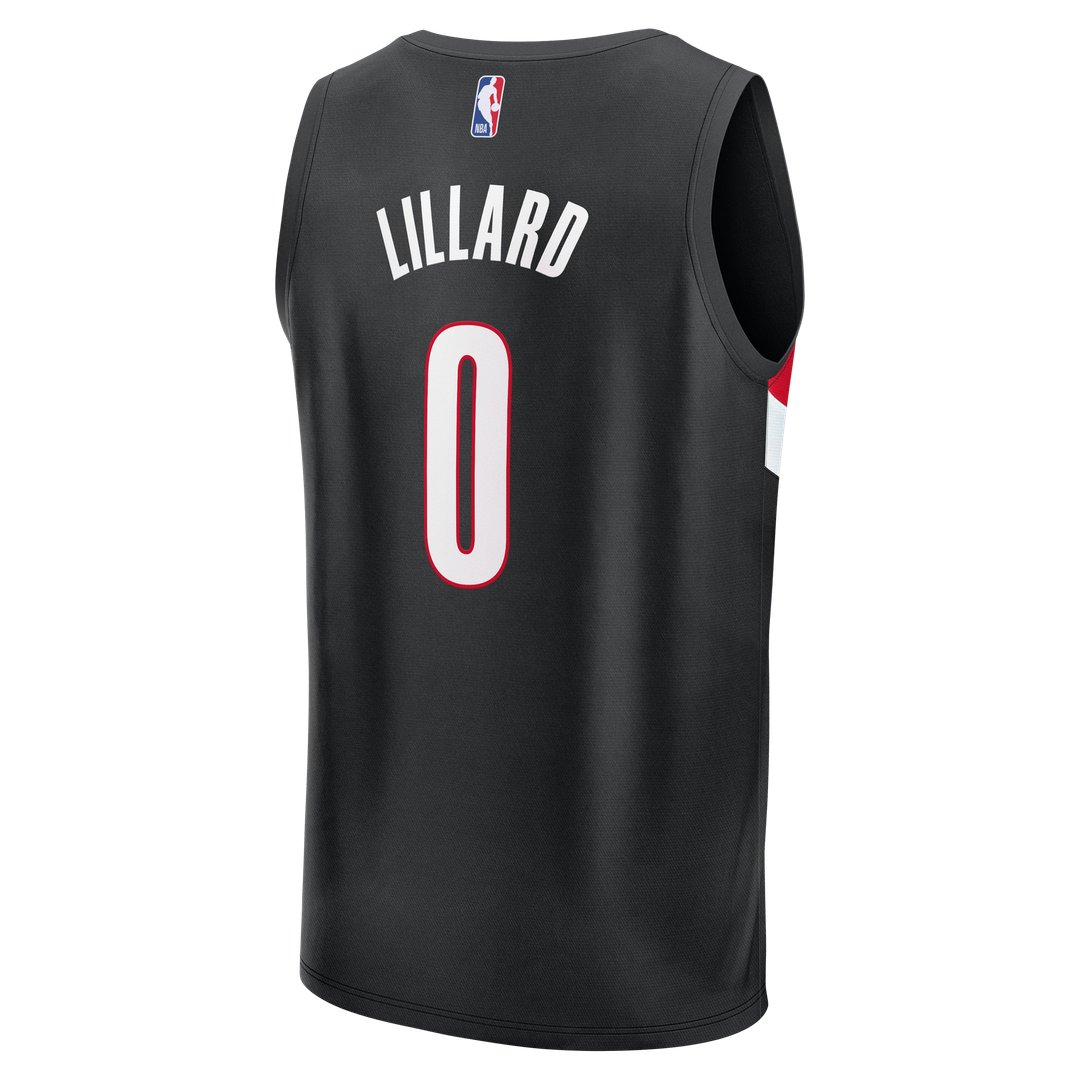Damian Lillard Portland Trail Blazers Fanatics Youth Fast Break Replica Jersey - Black - Icon Edition | NBA Fan Gear